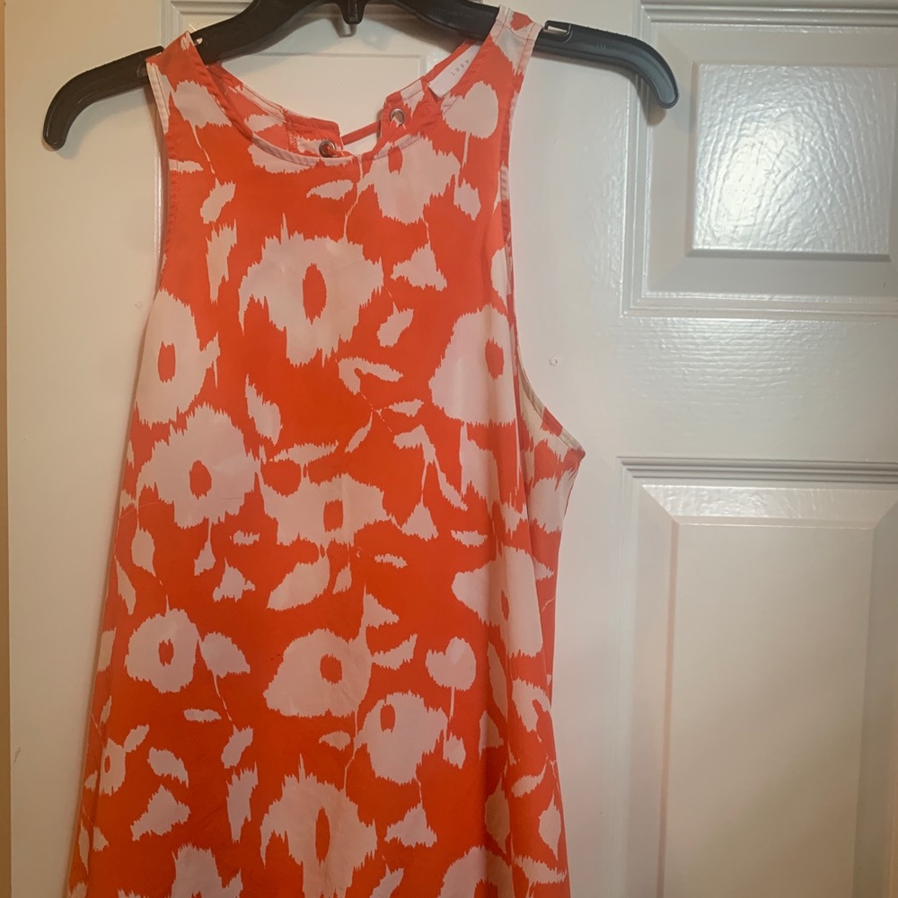 Orange Lush floral blouse